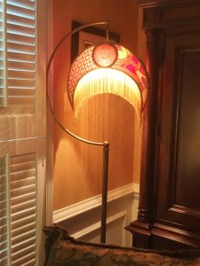 Finished Crescent Lamp