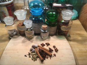 Spiced Simple Syrup Ingredients