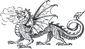 Historic Dragon Illustration